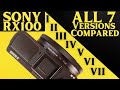 Sony rx100 camera all versions ivii compared  bonus dscrx100 ii review