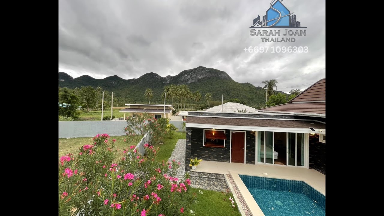 ✨ Luxury Pool Villa for Rent -3 Bed 3 Bath with Stunning Sam Roi Yot Mountain Views ✨