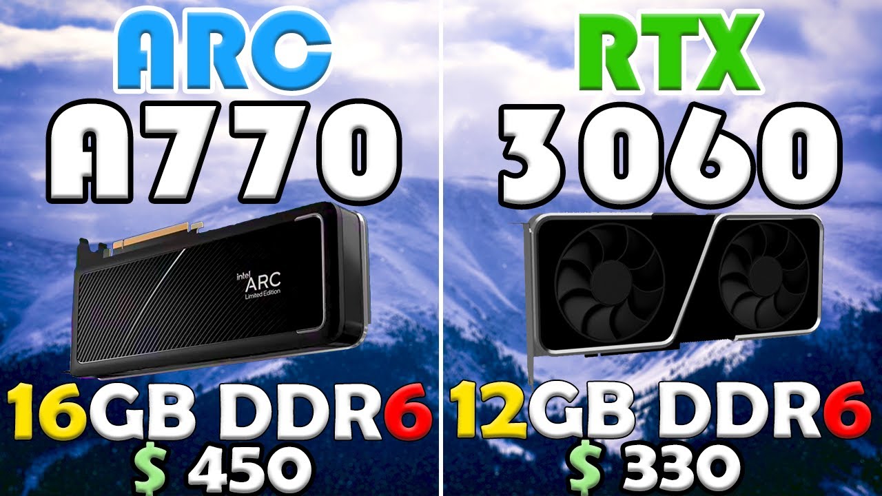 ARC A770 VS RTX 3060 | I9 12900K - TEST IN 10 GAMES - YouTube