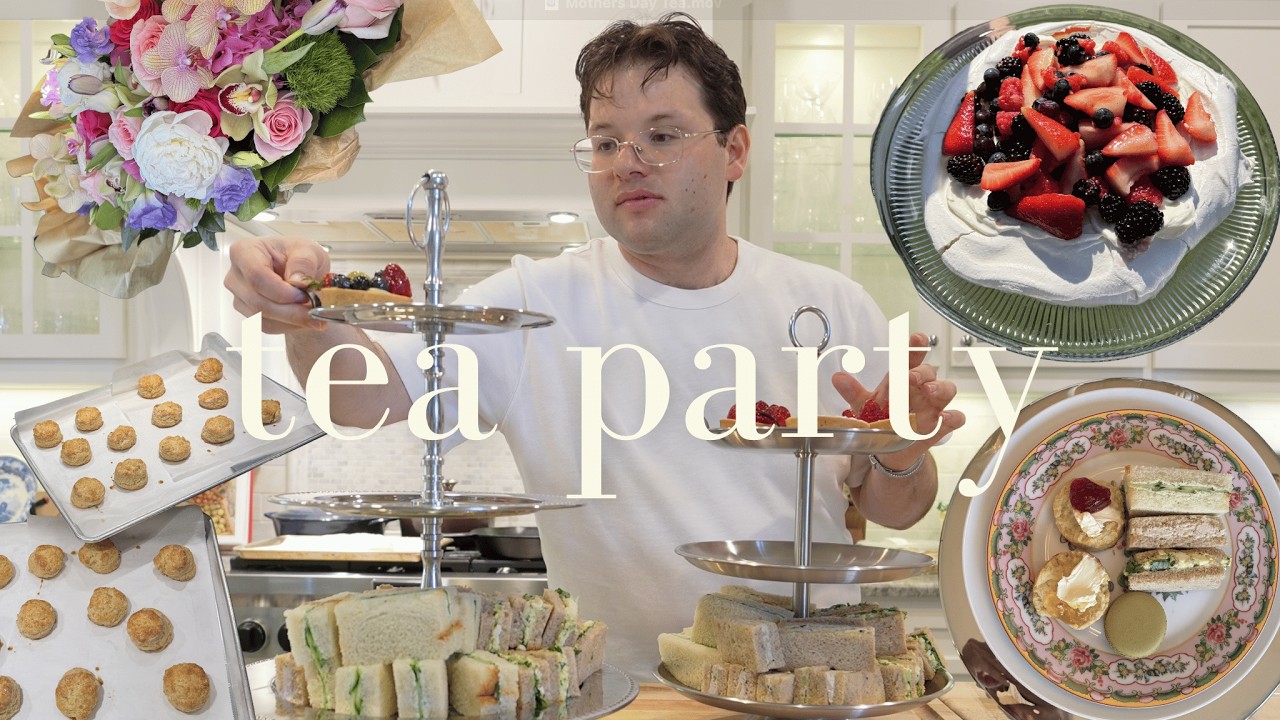 Hosting an Afternoon Tea from Start to Finish | Prep, Cook & Host With Me | Harrison Wallace