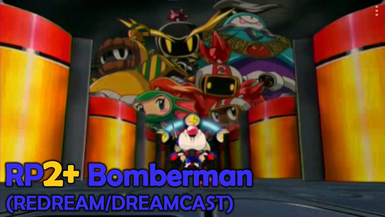 Retroid Pocket 2+ Dreamcast Bomberman Online Gameplay