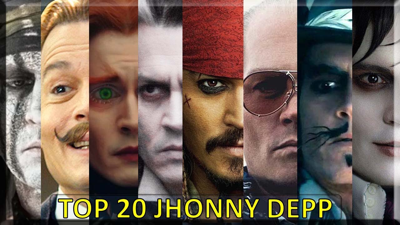 TOP 20 JOHNNY DEPP ICONIC CHARACTERS | TRIBUTE TO JHONNY DEPP🤩😍 🤩😍 ...