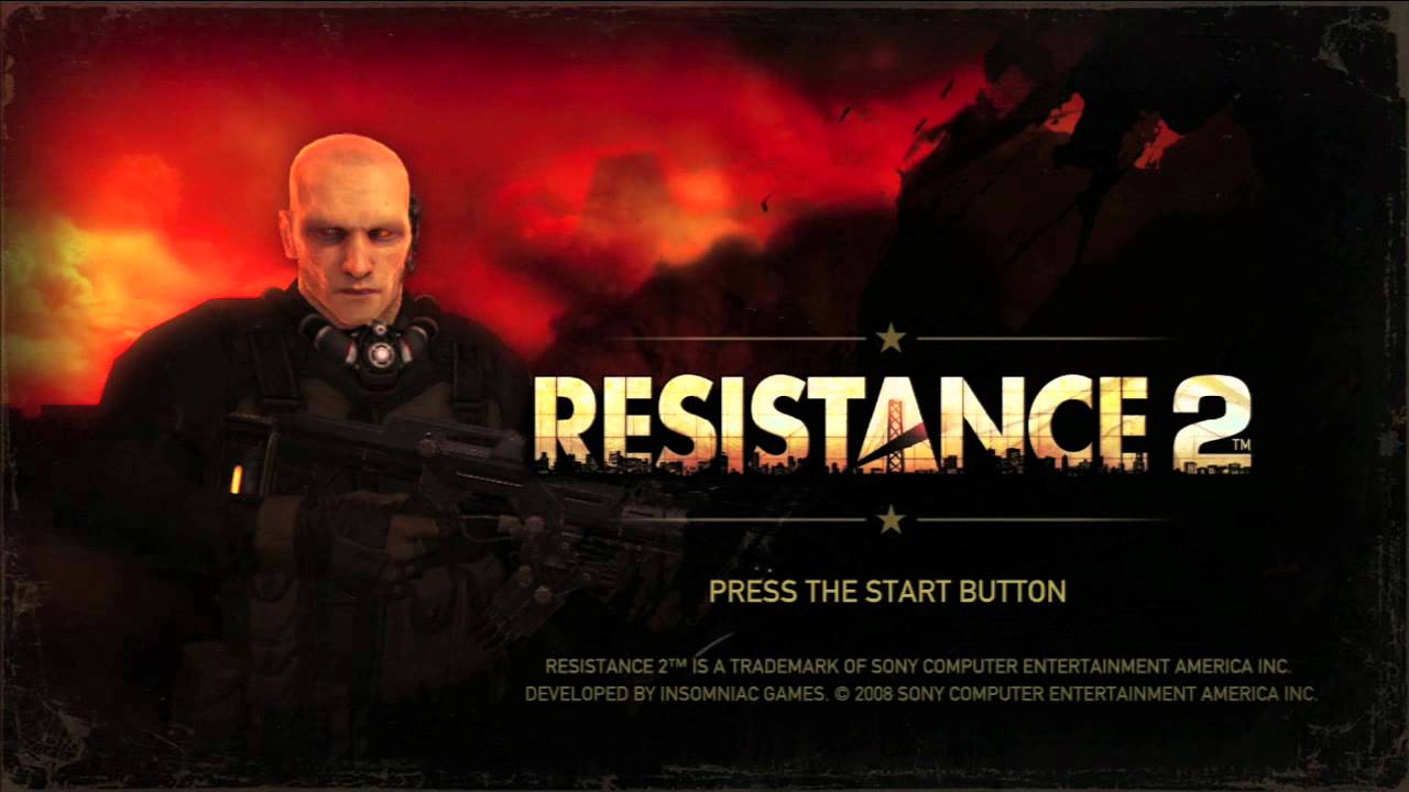 Resistance 2 Title Screen (PS3) - YouTube