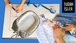 Babynest Oval Portatif Bebek Yatak Kalıbı Dikimi  Making Babynest Oval Sleeping Slot | Tuğba İşler
