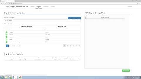 Create a Design Objective in 60 seconds for MSC Nastran SOL 200 Optimization