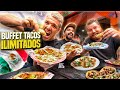 COMEMOS TODA LA CARTA del BUFFET DE TACOS ILIMITADOS MÁS BARATO de MÉXICO!! *POR SOLO $99* 🌮