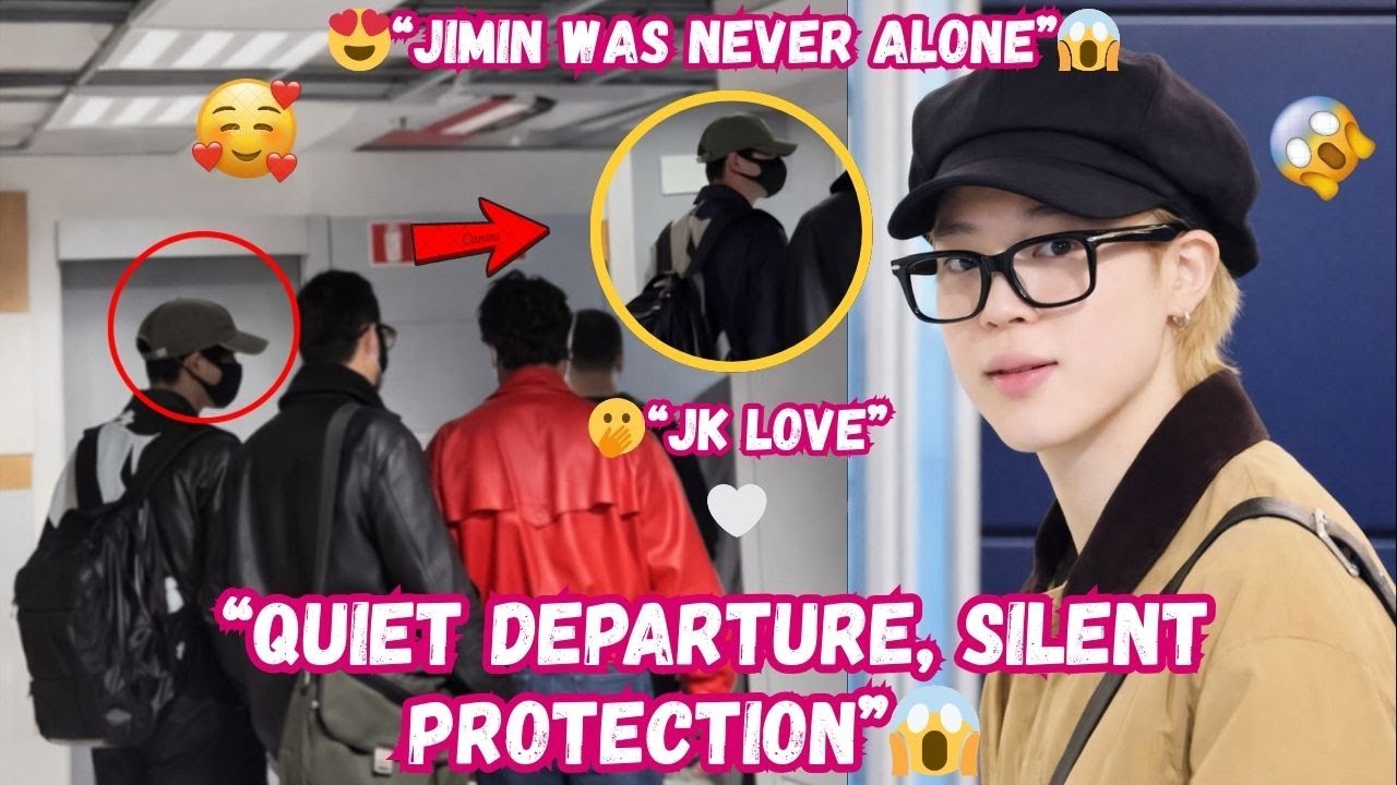 BTS покидают Португалию — Тихие шаги, безмолвная защита для Чимина 🤍