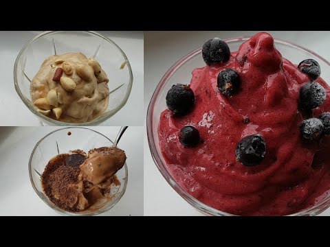 3 Vegāniskas, Vienkāršas un Gardas saldējuma receptes | Soli pa solim