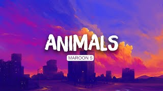 Maroon 5  Animals (Lyrics) | Bruno Mars , Imagine Dragons | Mix