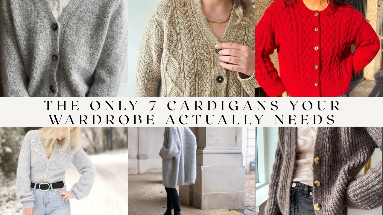 My 7-Piece Cardigan Capsule: Timeless Patterns & Investment