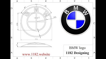 How to Design a 3D BMW car logo in Solidworks?