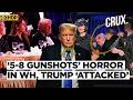 "Get Down!" Trump Ducks as Gunman Opens Fire in White House, Officer Shot, Iran Links Suspected? 4K