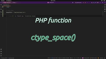 How can you use ctype_space() to handle whitespace in PHP? Mastering #php ctype_space() – How to