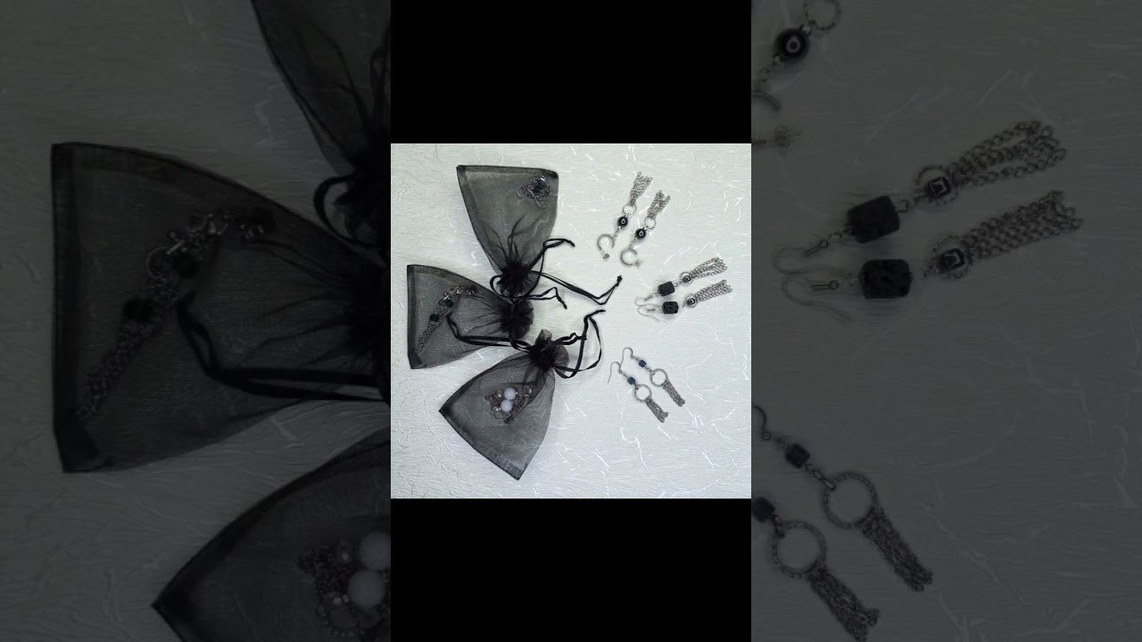 Новая коллекция сережек с цепочками. 