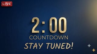 2 Minute Countdown Timer ⏰ | With Alarm | No Music | Study, Work, Focus & Productivity Timer