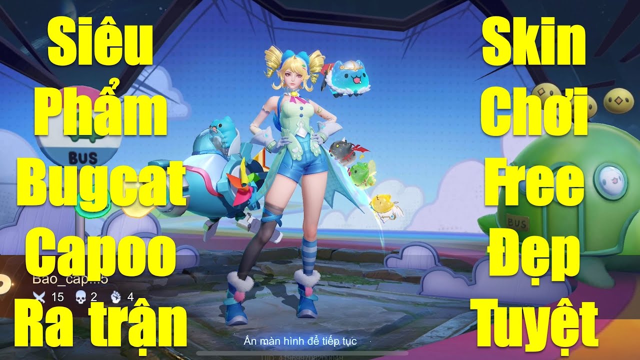 Siêu phẩm hợp tác Bugcat Capoo Capheny free chơi cuối tuần vừa đẹp vừa khỏe