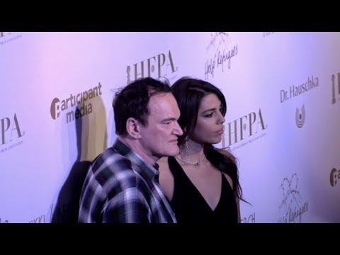 EXCLUSIVE  Quentin Tarantino and girlfriend Daniella Pick attends HFPA party in Cannes