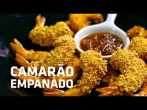 Camarão Empanado e Crocante ao Coco | Gourmet a dois