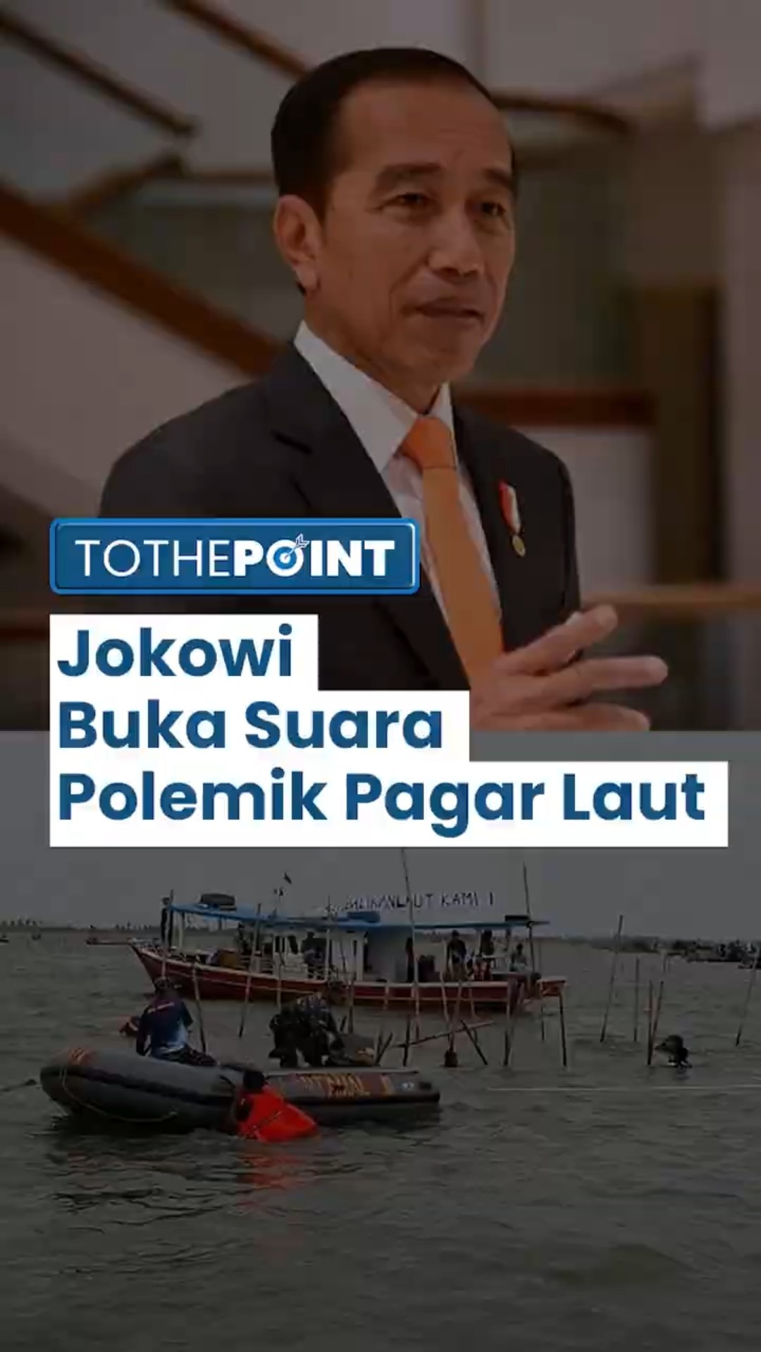 Dibangun Pada Masa Pemerintahannya, Jokowi Buka Suara soal Polemik Pagar Laut Tangerang