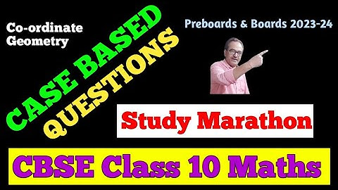 CBSE CLASS 10 MATHS || Study Marathon to Score 80/80 in Preboards & Boards 2023-24 #cbseexam2024