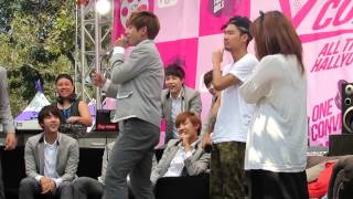 [Fancam] Bangtan Boys/BTS (Rap Monster \u0026 V) Freestyle about a fan (DFLA)