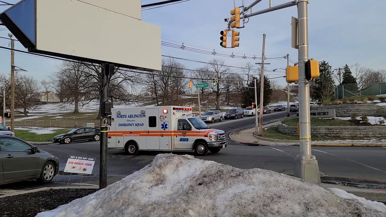 North Arlington EMS Responding w/Police Escort 122320 YouTube
