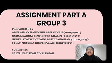 RES614 ASSIGNMENT PART A GROUP 3 VIDEO PRESENTATION