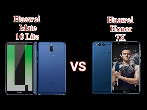 Huawei honor 7x vs mate 10 lite