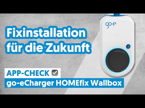 go-eCharger HOMEfix Wallbox - APP Check der go e-charger App