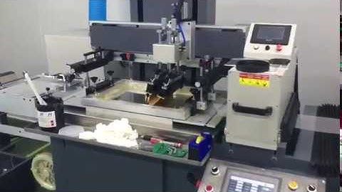 two color roll to roll screen printer