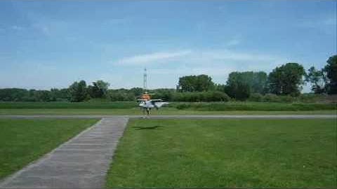 RC V-22 Osprey Testflight #2 with jet-engine