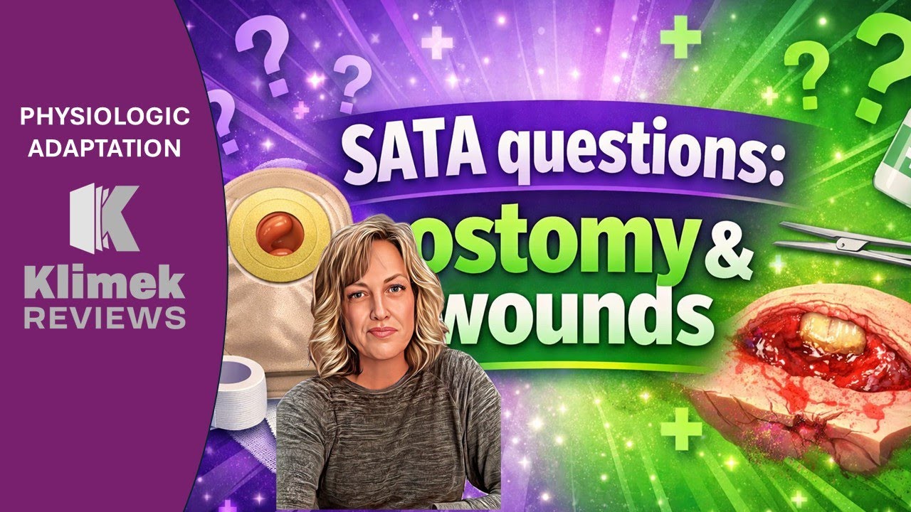 План подготовки к экзамену NCLEX: вопросы SATA по теме стомы и ран.