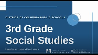Third Grade: Social Studies Overview Week 4