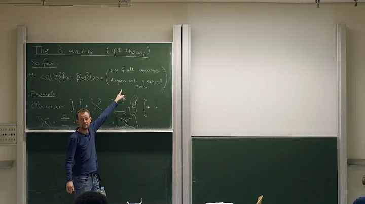 Quantum field theory, Lecture 12