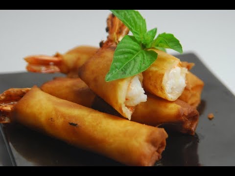 Shrimp Spring Rolls | Cooksmart | Sanjeev Kapoor Khazana