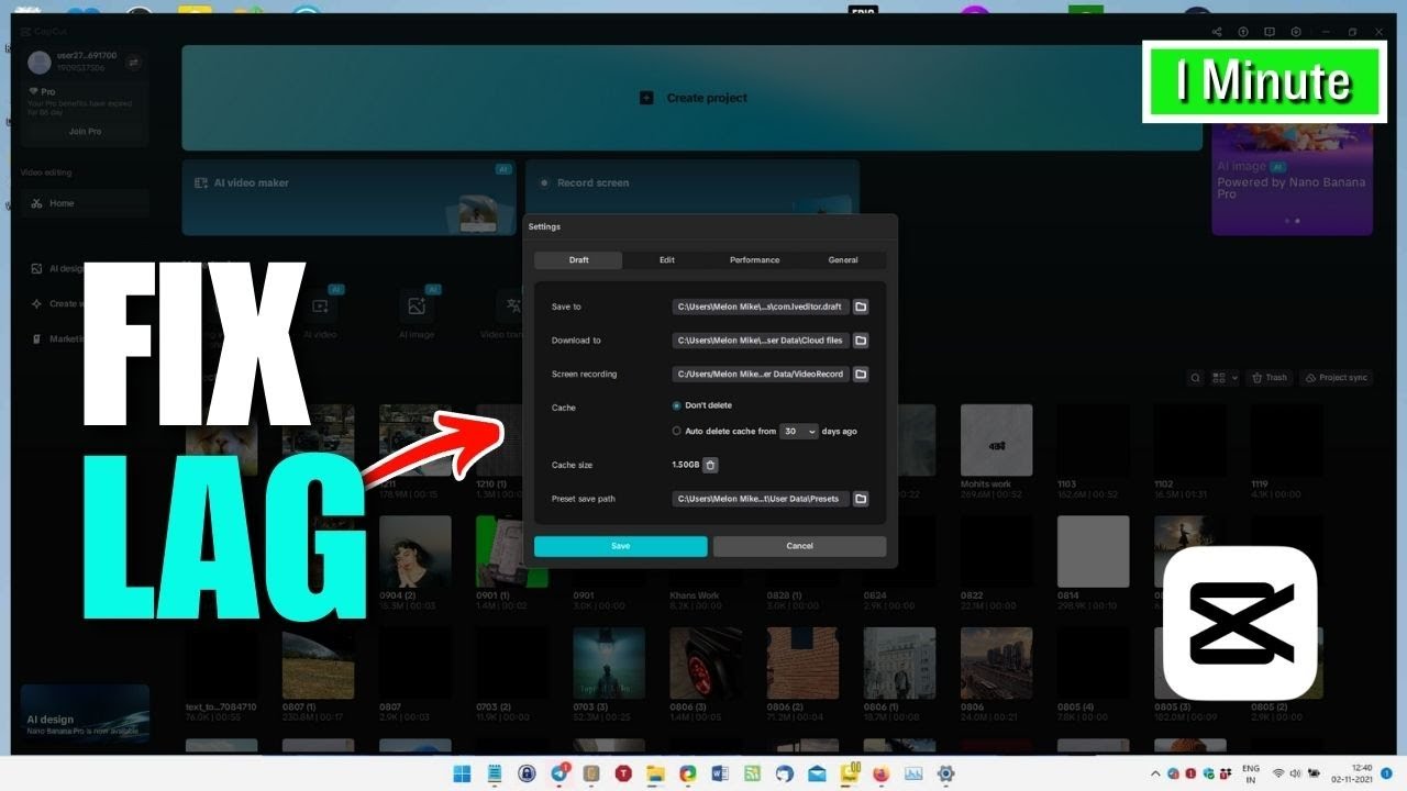 How To Fix Lag In CapCut PC | Solve capcut Slow Performance - YouTube