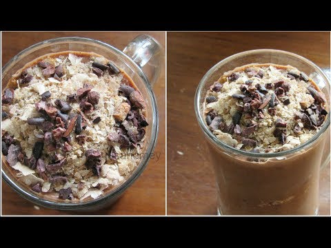 Lose 2 Kgs In A Week - Chocolate Protein Smoothie For Weight Loss -Breakfast Protein Shake With Aval