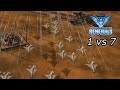 [C&C Zero Hour] - 1vs7 - Airforce vs 7 Infantry - Hard Difficulty