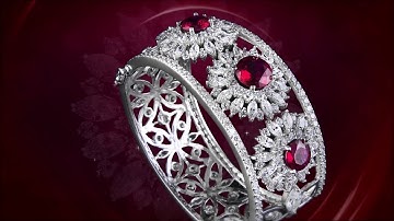 Bộ trang sức gắn đá Ruby - Đam mê