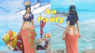 One Piece Odyssey - Alternate Default Outfit For Robin No Panty