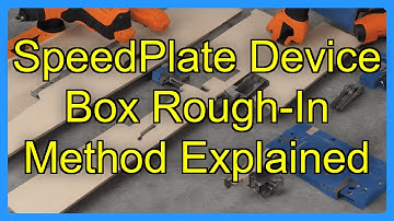 SpeedPlate Device Box Rough-In Method Explained