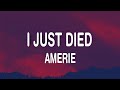 Amerie  i just died lyrics