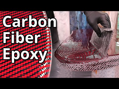 We Made A Red Carbon Fiber Table With Stone Coat Epoxy