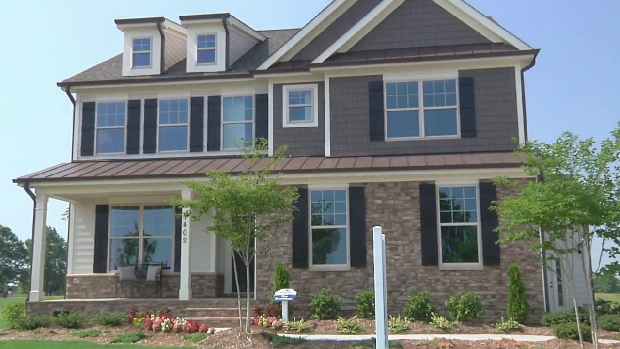 Eastwood Homes New Homes in Raleigh, NC The Davidson YouTube