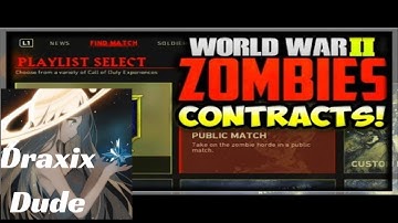 Call of Duty WW2 Zombies Contracts and How Important They Truly Are