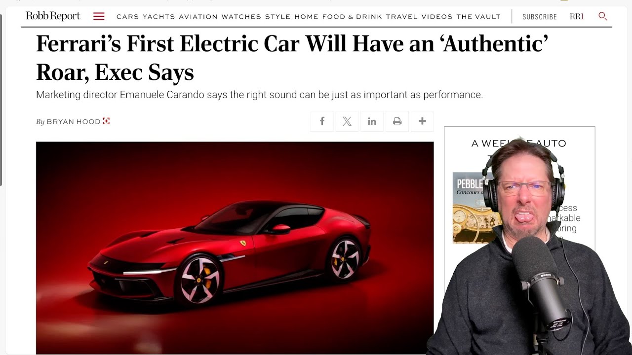 Mguy Electric Ferrari? NO WAY! MGUY EV News Wednesday 12 June 2024 | MGUY ...