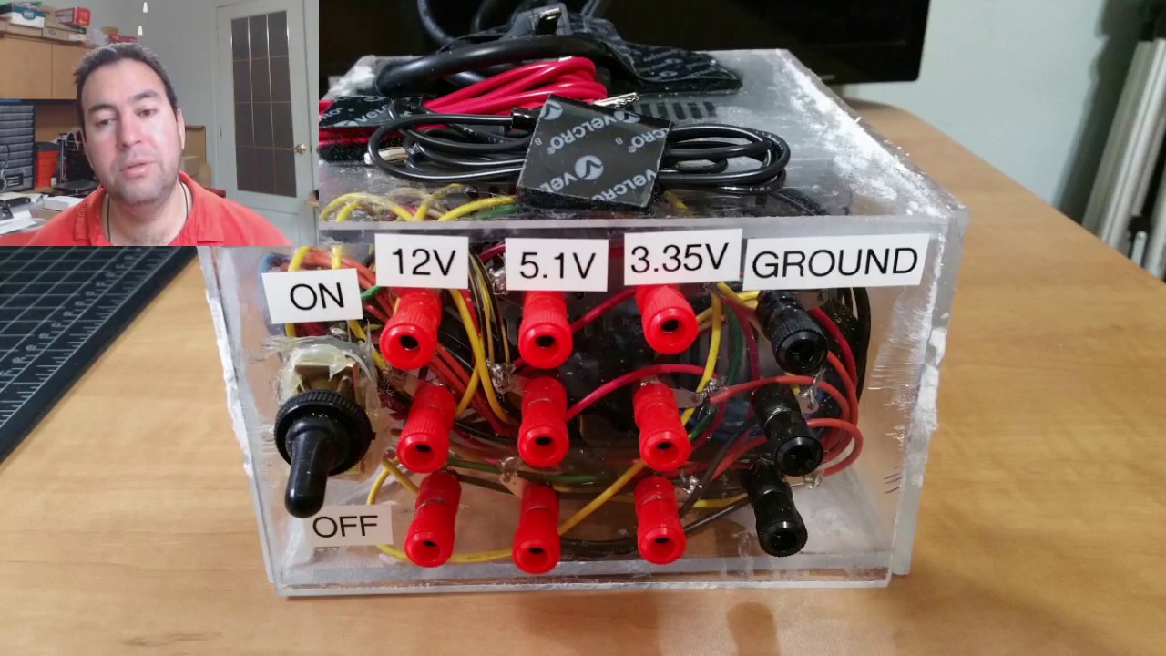 Converting a PC Power Supply Into a WorkBench Power Supply Part 1