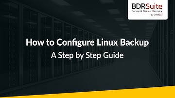 How to configure Linux Backup with BDRSuite: A Step by Step Guide