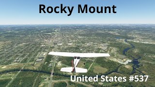 Flying over Rocky Mount/Flying through United States #537/Microsoft Flight Simulator 2020