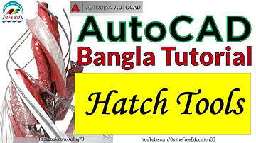 21.  Autocad Bangla Tutorial ( Hatch Tool )